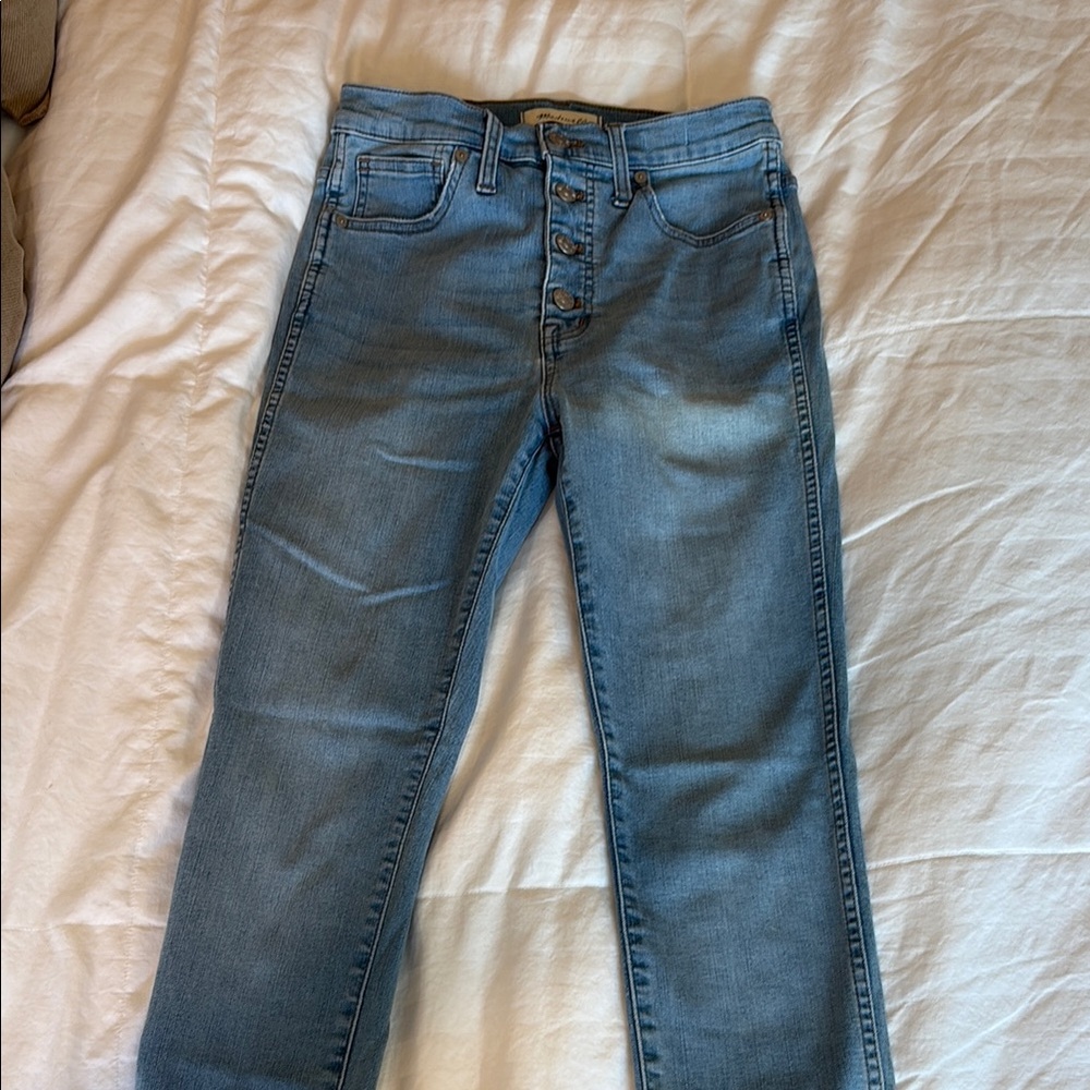 Madewell Light Blue Button-Fly Jeans